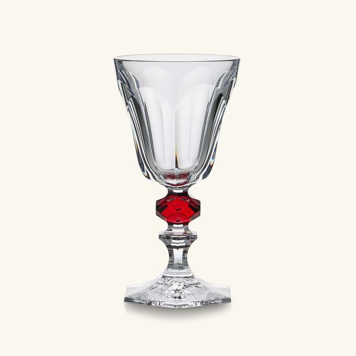 baccarat harcourt louis philippe wine glass clear