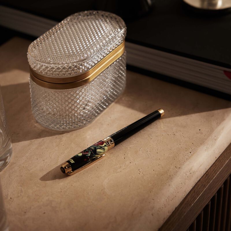 st dupont line d eternity dc comics rollerball pen gold