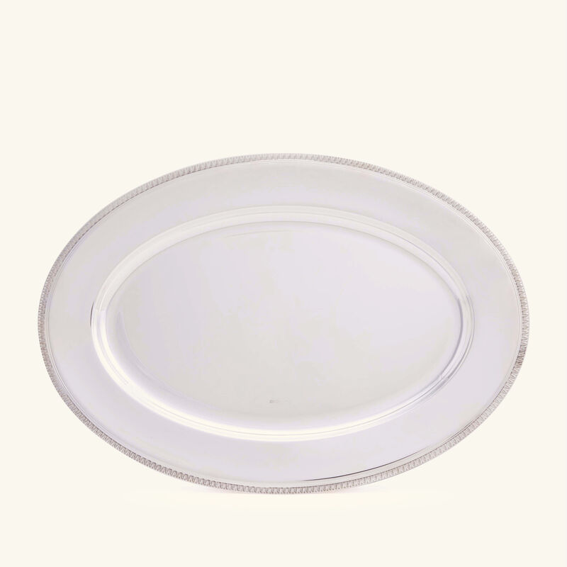 christofle malmaison serving platter oval silver plated 29cm