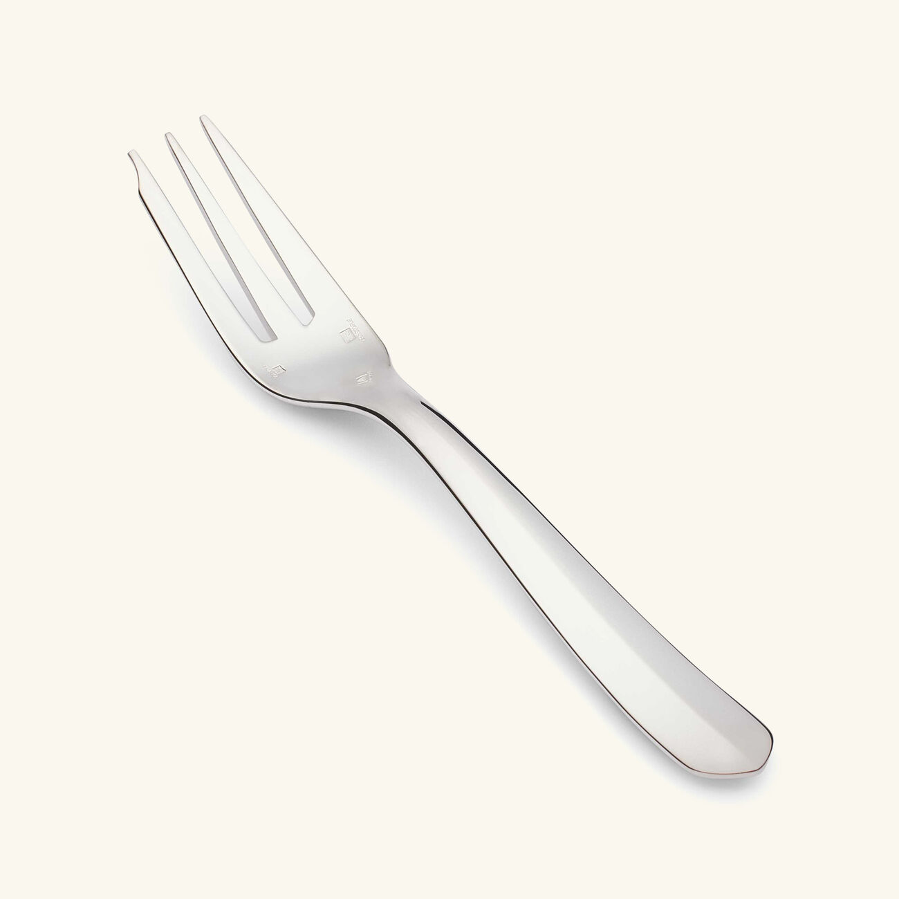 christofle infini cake fork silver plated