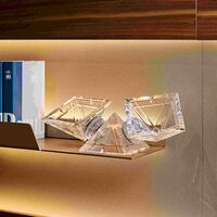 mario cioni c crystal pyramidion centerpiece clear