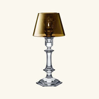 baccarat our fire candle holder gold