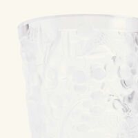 Merles et Raisins Vase Small Clear lalique merles et raisins vase small clear