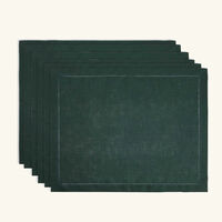 catherine denoual feliz placemat dark green set of 6