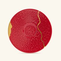bernardaud kintsugi rouge espresso cups and saucers   set of 2