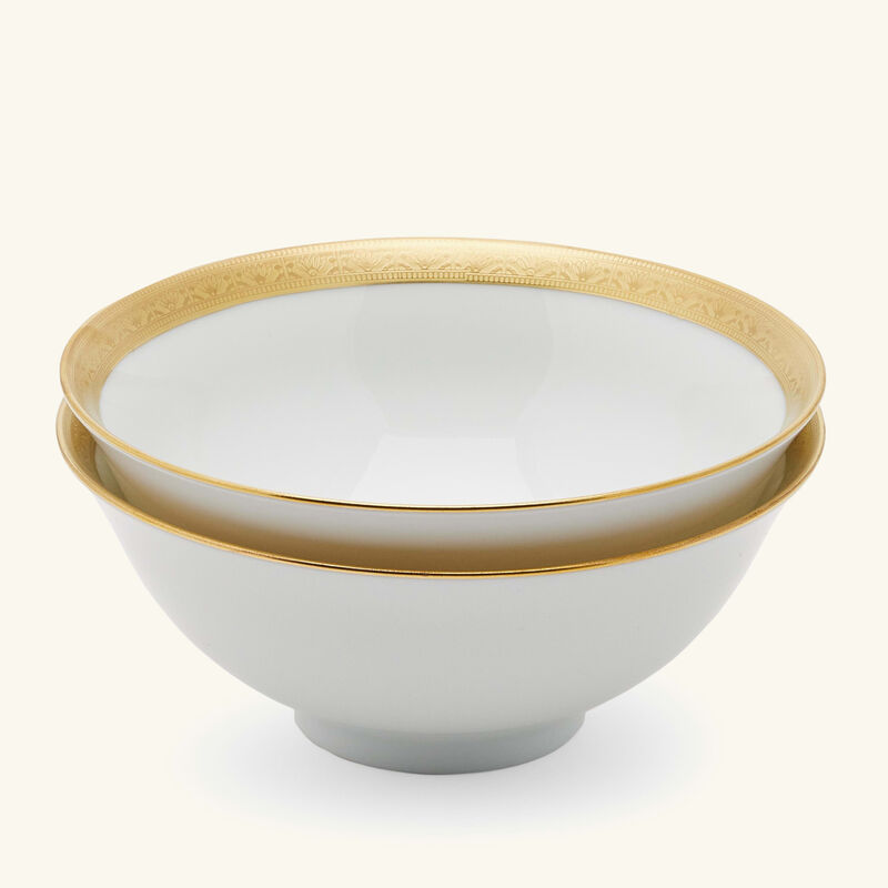haviland r ves du nil soup bowl green set of 2