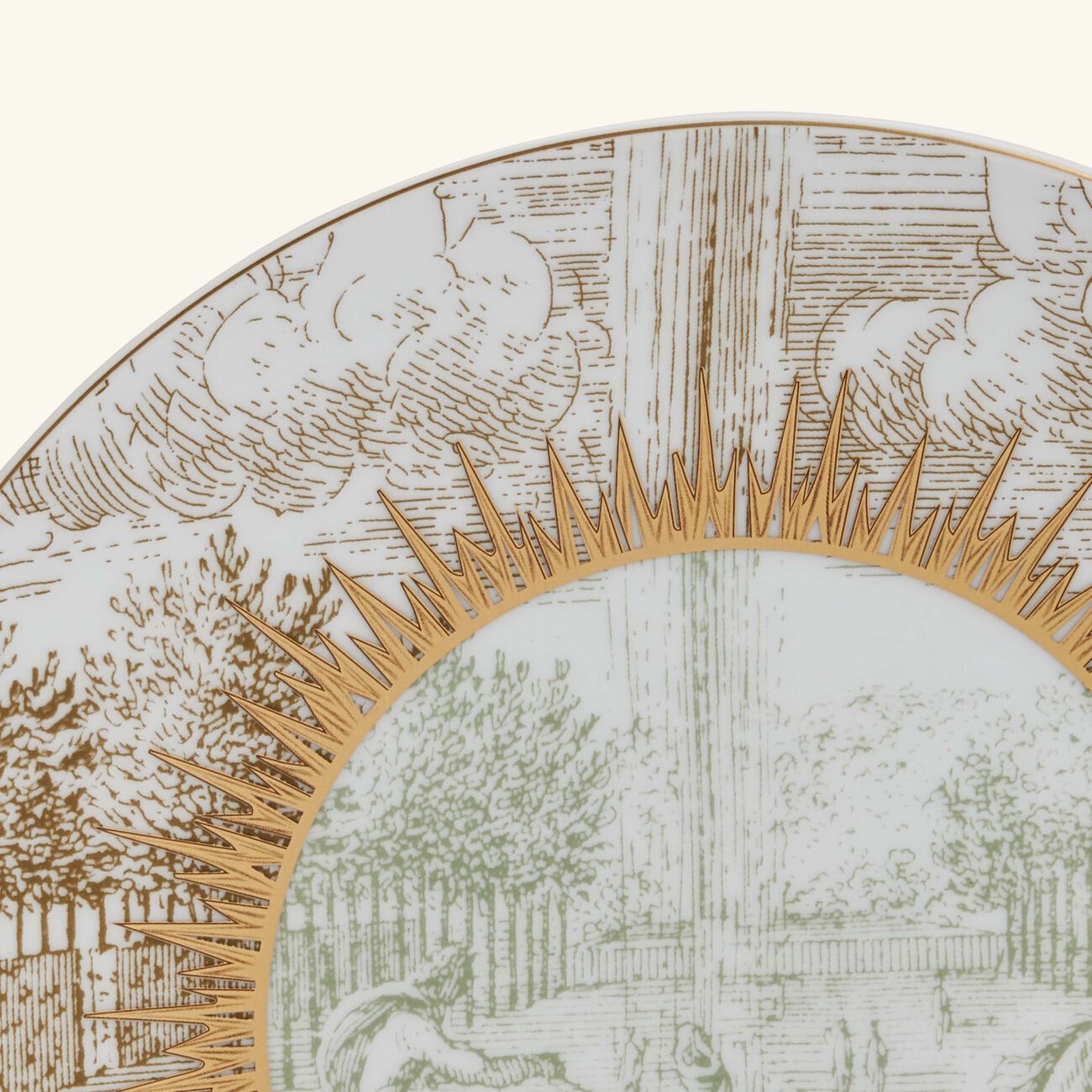Versailles Enchante Salad Plate Round Gold 21cm bernardaud versailles enchante salad plate round gold 21cm