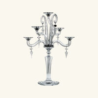 baccarat mille nuits candlelabra clear 5 candles