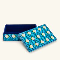 جوناثان أدلر علبة ديكور باسكيت ويف متوسطة باللون الأزرق