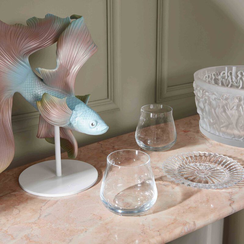 Bacchantes Centerpiece Clear lalique bacchantes centerpiece clear