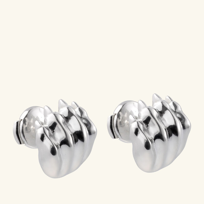 Patte de Lion Stud Earrings Sterling Silver christofle patte de lion stud earrings sterling silver
