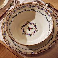 bernardaud le gobelet du roy serving bowl white 23cm