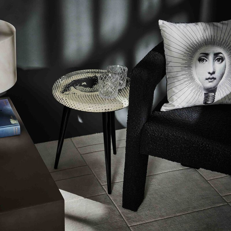 Occhio Stool Grey fornasetti occhio stool grey