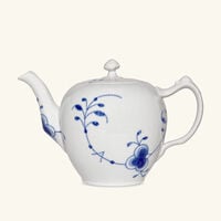 royal copenhagen blue fluted mega teapot white