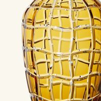 ماريو تشيوني مزهرية لاندمارك صفراء بحجم كبير