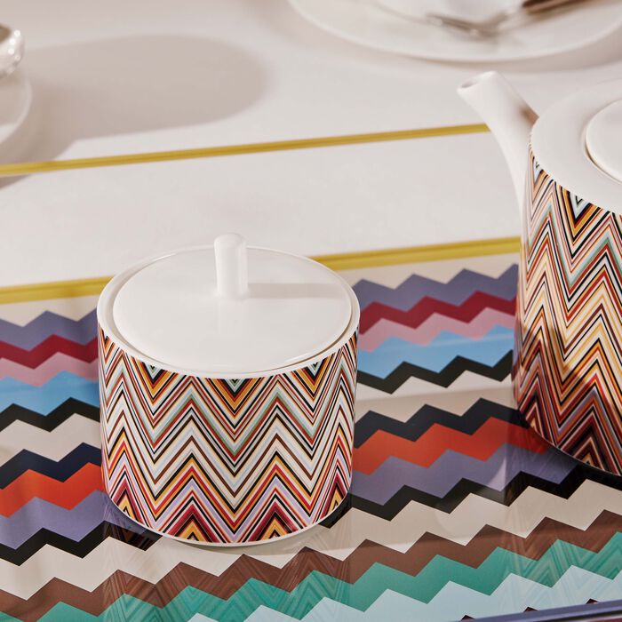 missoni home zigzag sugar pot