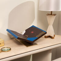 assouline collector classic bookstand brown