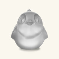 lalique piou head up sculpture small clear