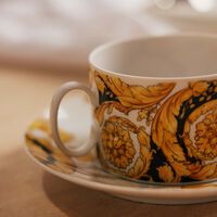 versace barocco 92 tea cup   saucer