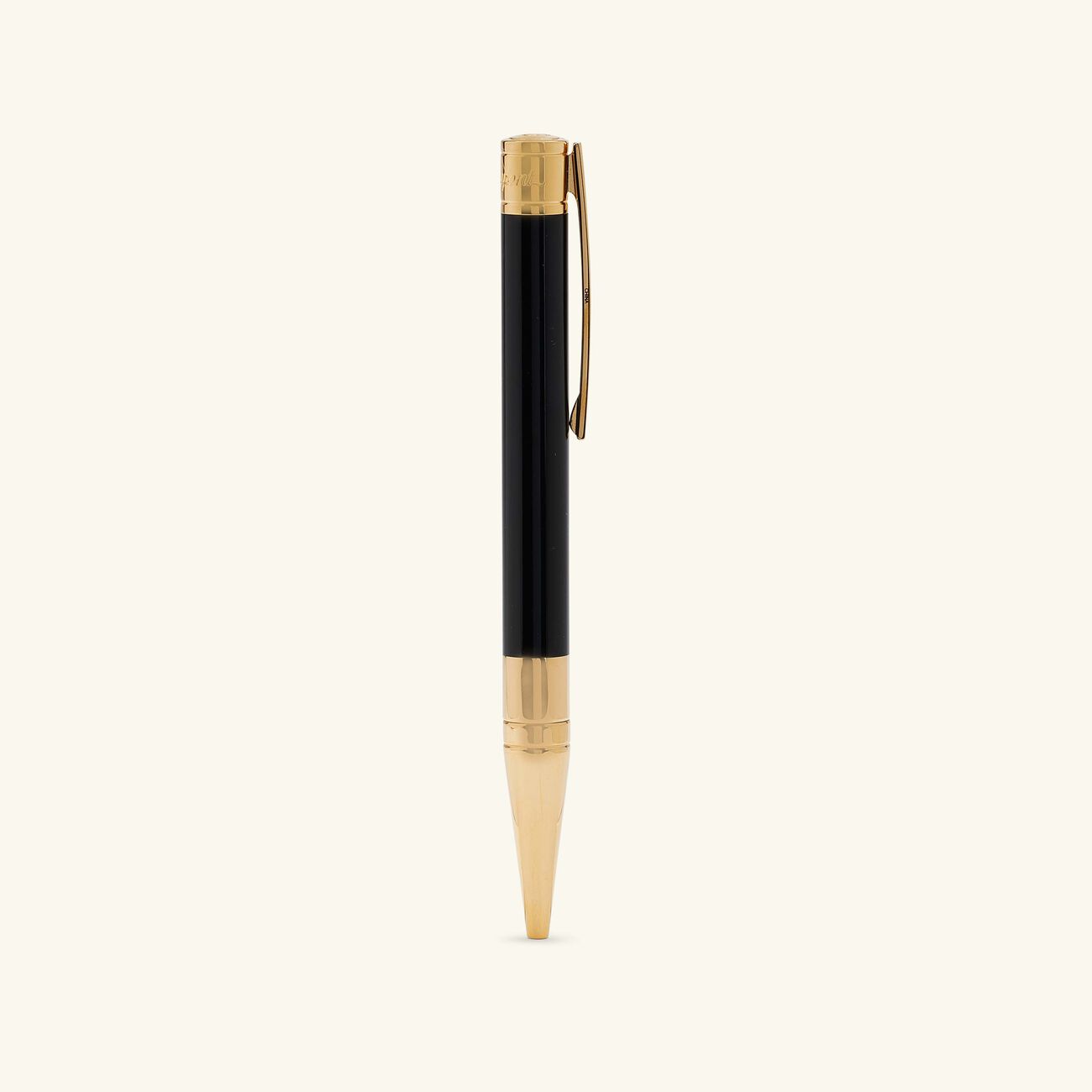 st dupont d initial ballpoint pen gold