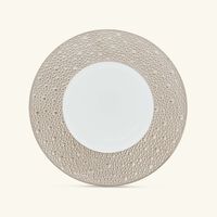 bernardaud ecume bread butter plate round silver 16cm