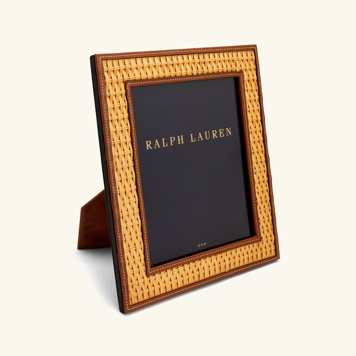 ralph lauren home bailey picture frame brown 20x25cm