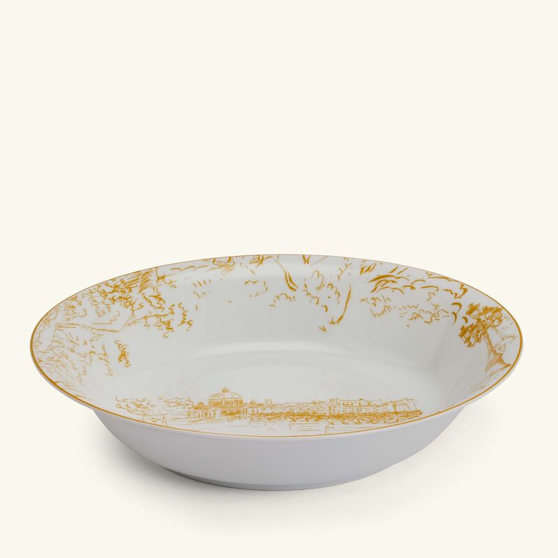 Tout Paris Salad Plate Round Yellow 24cm bernardaud tout paris salad plate round yellow 24cm
