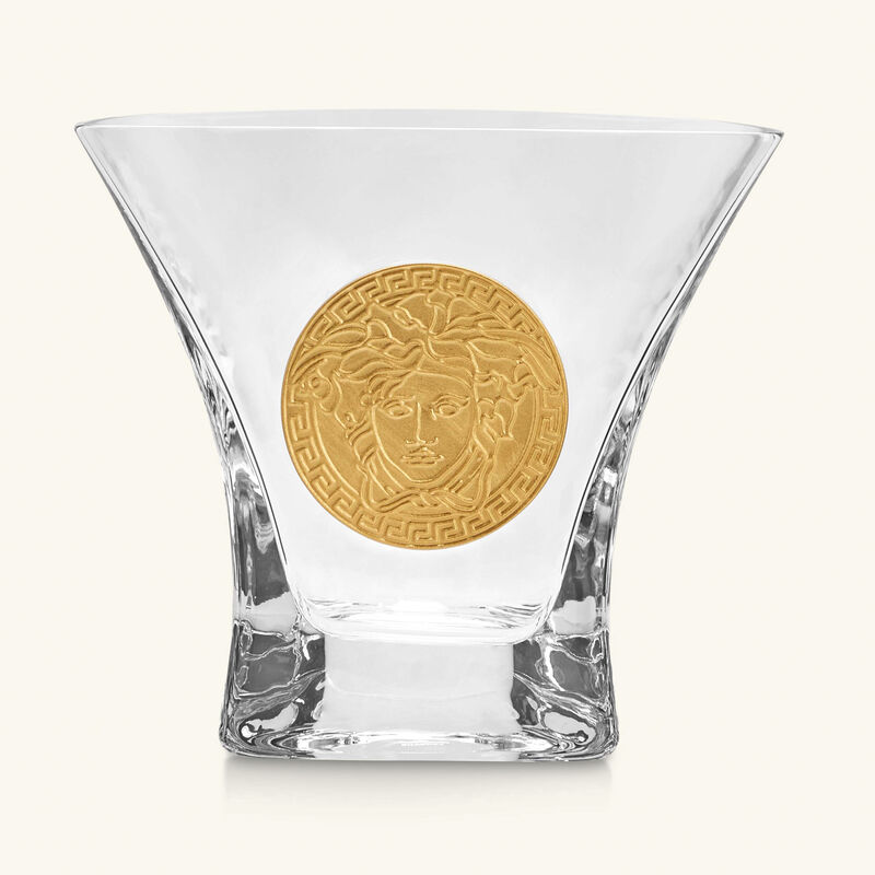 Medusa Madness Vase Small Clear versace medusa madness vase small clear