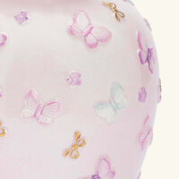 villari butterfly vase small pink