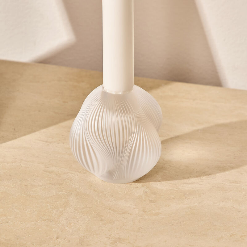 Alize Candle Holder Clear lalique alize candle holder clear