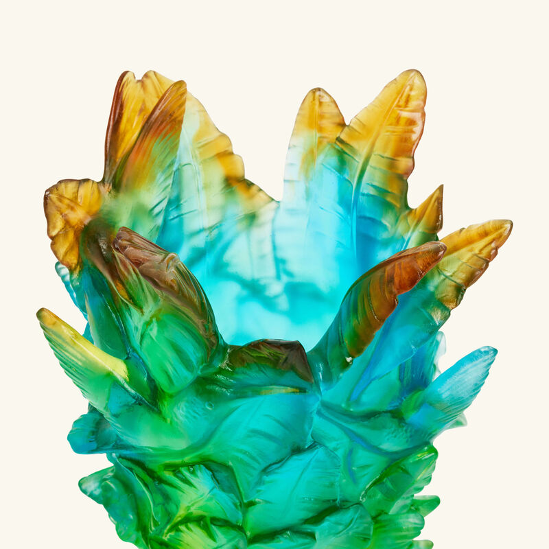 Colibri Borneo Tropical Vase Small Blue daum colibri borneo tropical vase small blue