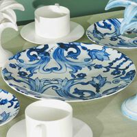 dolce gabbana casa blu mediterraneo charger plate round 31cm