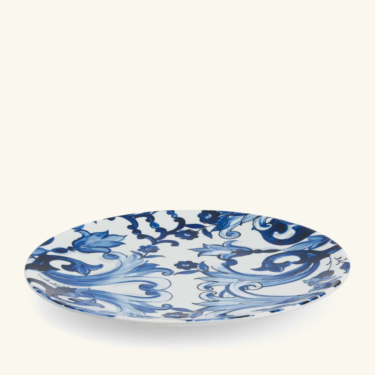 dolce gabbana casa blu mediterraneo charger plate round 31cm