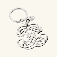 Mavelot EE Key Chain Sterling Silver christofle mavelot ee key chain sterling silver