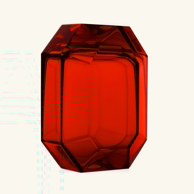 مزهرية أوكتاجون صغيرة حمراء large