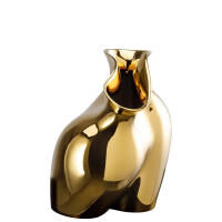 La Chute Gold Titanisiert Vase, small