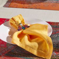 kim seybert glam fly napkin ring set of 4