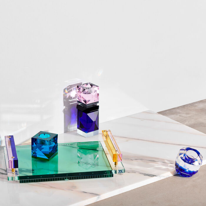 حامل شموع ميامي أزرق ريفليكشنز كوبنهاغن حامل شموع ميامي أزرق