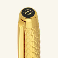 st dupont line d eternity honey rollerball pen gold