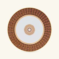 bernardaud eventail dinner plate round gold 26cm