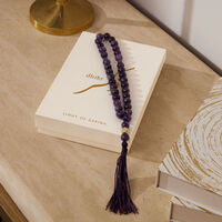 Misbaha Dark Amethyst light of sakina misbaha dark amethyst