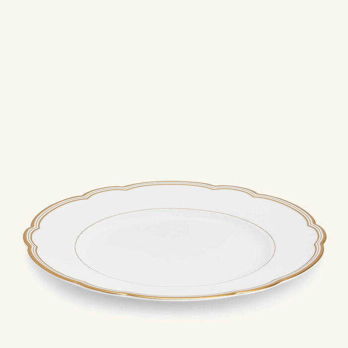 bernardaud pompadour salad plate round gold 21cm