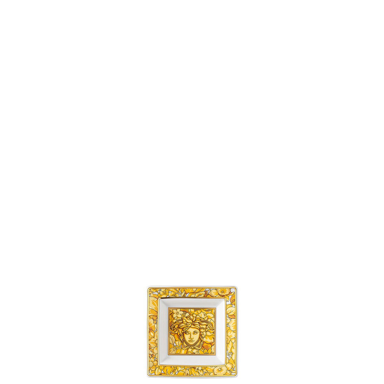 versace medusa rhapsody ashtray square mini gold