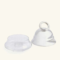 christofle vertigo butter dish silver plated 8cm