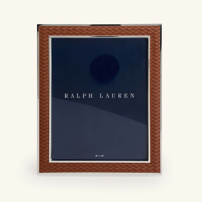 ralph lauren home brockton picture frame brown 24x29cm