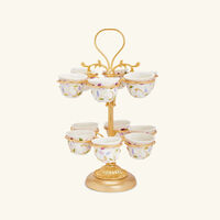 villari taormina arabic coffee cup holder white