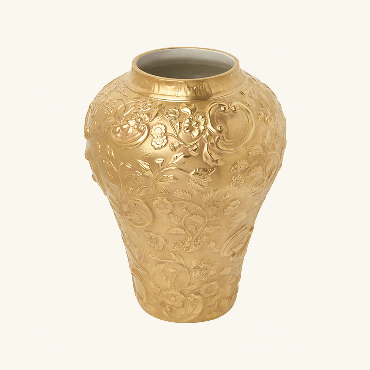 villari taormina vase medium gold