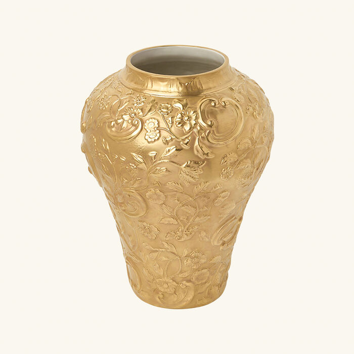 villari taormina vase medium gold