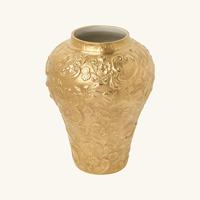 villari taormina vase medium gold