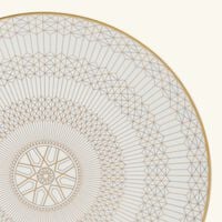 baccarat arcadia show plate round gold 31cm